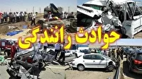 برخورد پراید با کامیون در زنجان سه کشته و ۲ مصدوم برجا گذاشت
