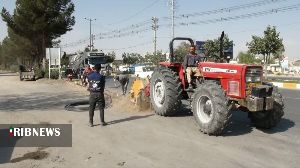 آغاز پروژه توسعه فیبرنوری مخابرات در مسیر خروجی بجنورد- بابا امان