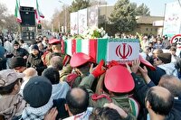 مراسم چهلم شهدای جنگ تحمیلی سوم در شهرستان بویراحمد