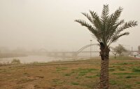 ورود توده گرد و خاک به جنوب غرب خوزستان