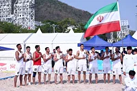 شکست تیم ملی هندبال ساحلی مقابل نایب قهرمان جهان