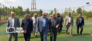بازدید معاون وزیر تعاون، کار و رفاه اجتماعی از مجموعه ورزشی کارگران صومعه سرا